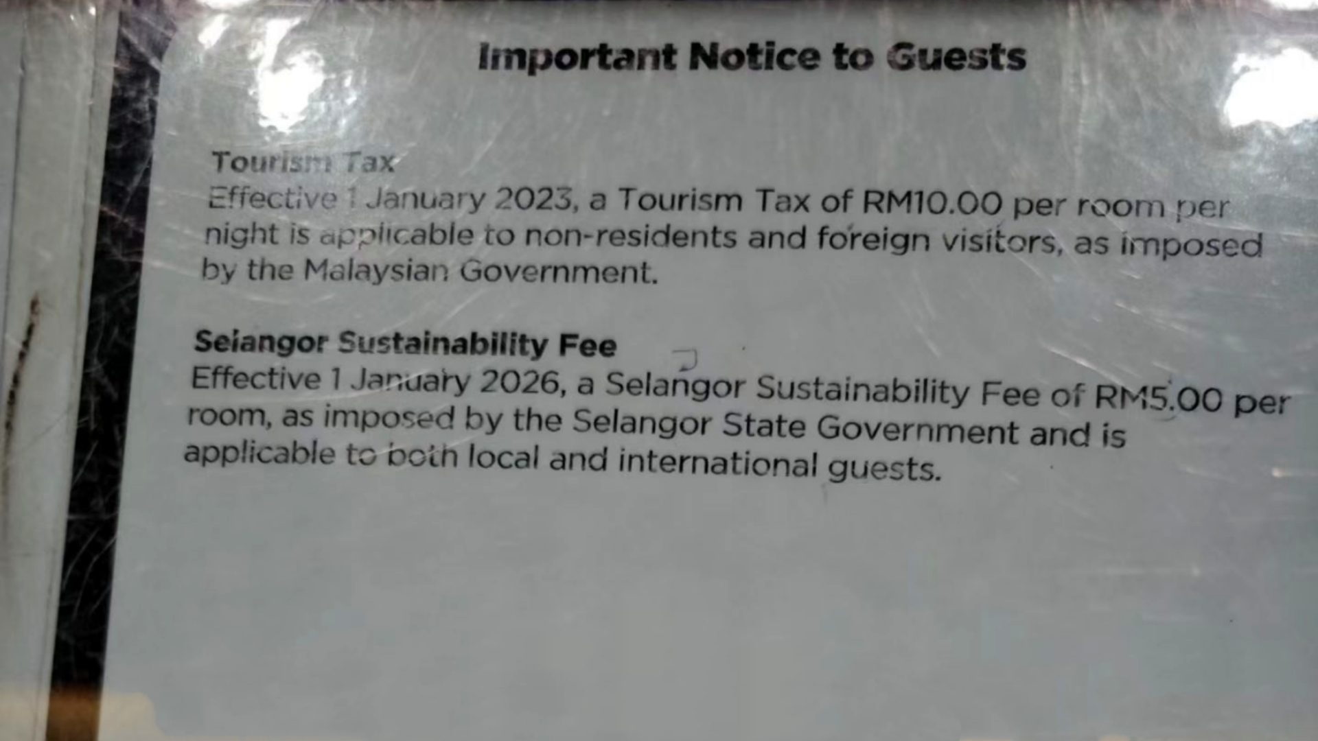 environmental fee